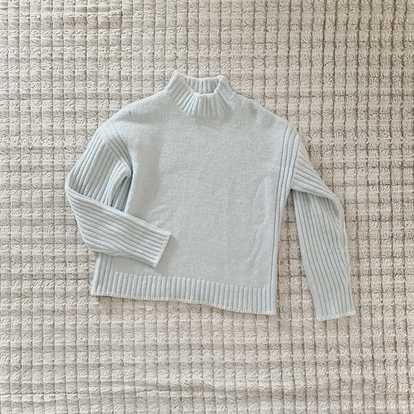Joie Women's Light Blue Turtleneck - Picture 1 of 5
